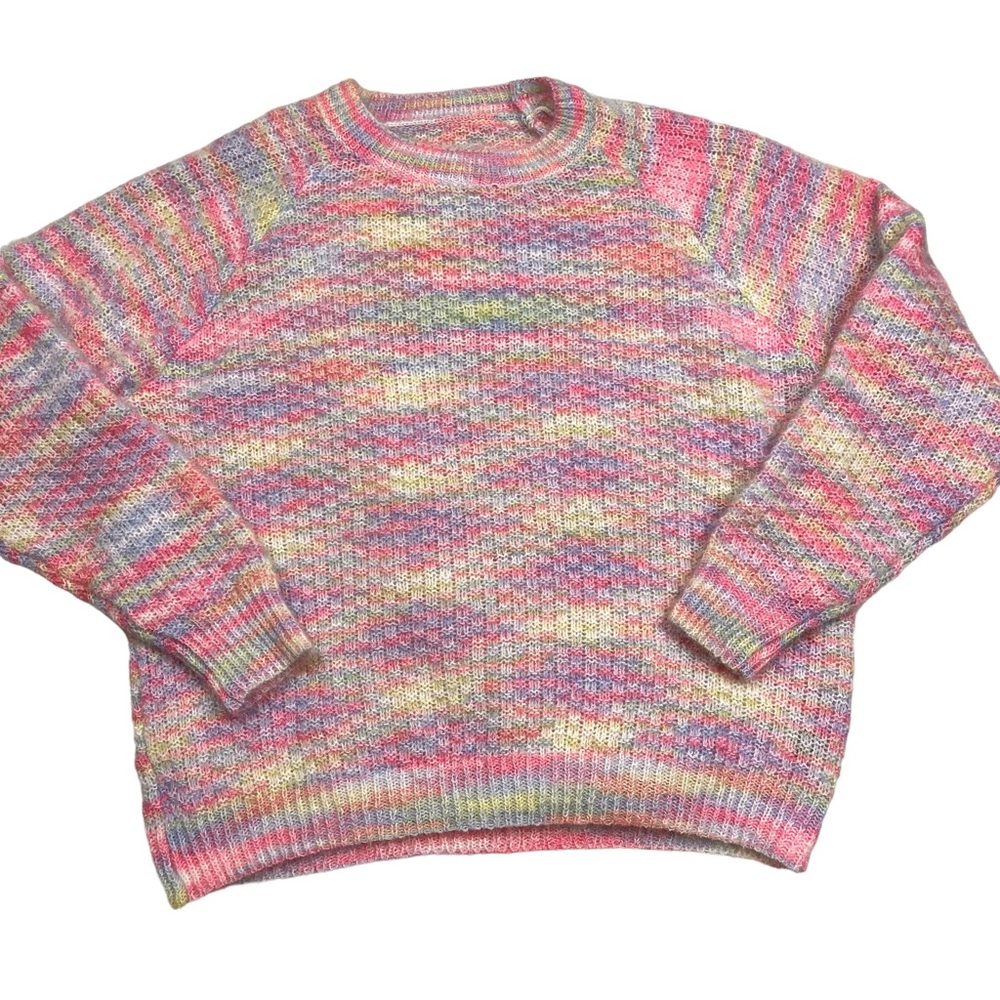 Shein curve cotton candy sweater